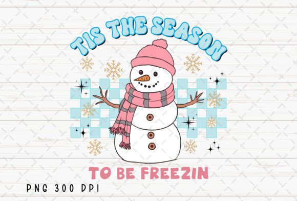 Bring Cozy Cheer with Tis the Season Snowman Scarf Winter PNG