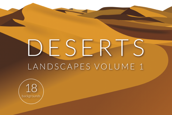 Deserts - Landscapes Volume 1: Textured Backgrounds for Authentic Design