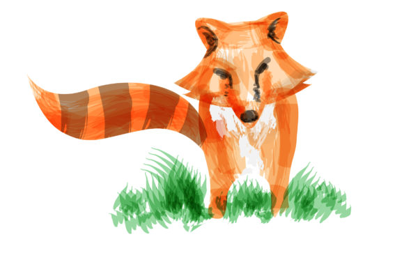 Enchanting Watercolor Fox Illustration for Creative Projects