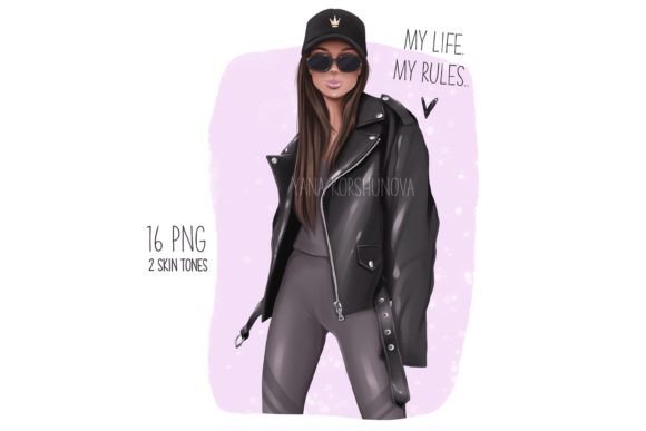 Fashion Girl Clipart & Girl Boss Clipart: Elevate Your Creative Projects