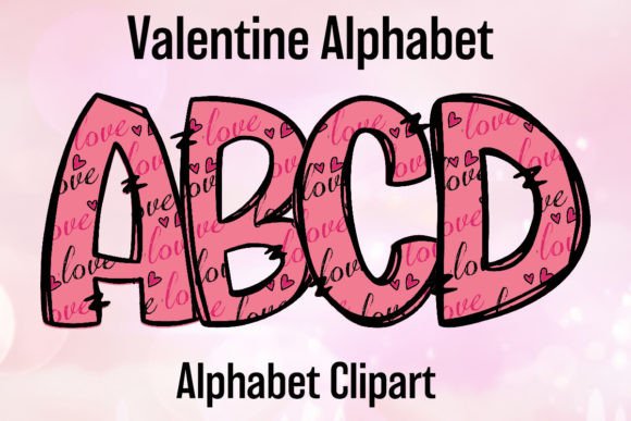 Love Pink Heart Valentine Alphabet: A Creative Toolkit