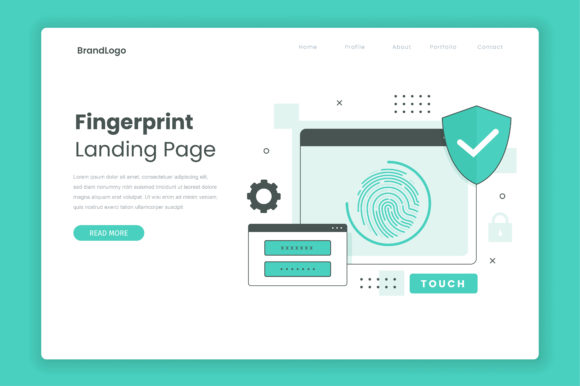 Mastering the Fingerprint Line Illustration Concept