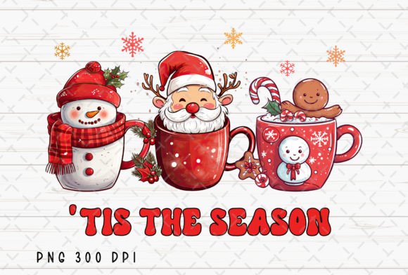 Tis the Season Santa Snowman Hot Cocoa: A Festive Sublimation Design Guide