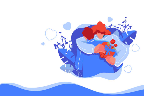Valentine Landing Page Illustration: Timeless Design Assets