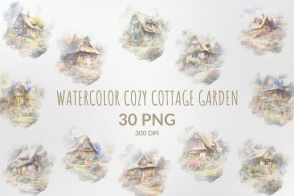 Watercolor Cozy Cottage Garden Sublimati: A Designer's Guide